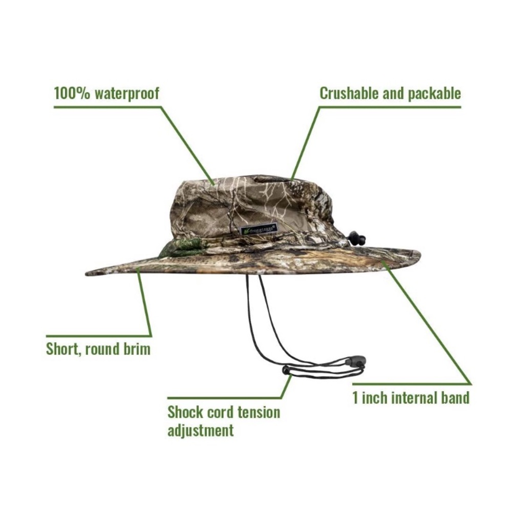 Frogg Toggs Real Tree Waterproof Boonie Hat NWT - Picture 2 of 2